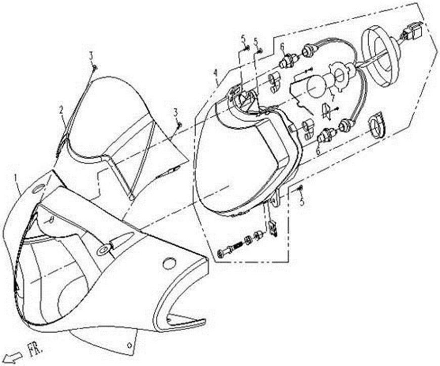 Picture of F01-1 - HEADLIGHT (1st version)