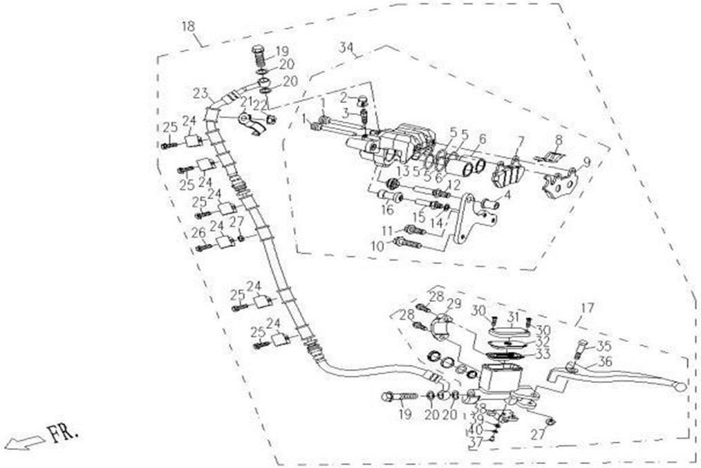 Picture of F17 - HYDRAULIC BRAKE (REAR)