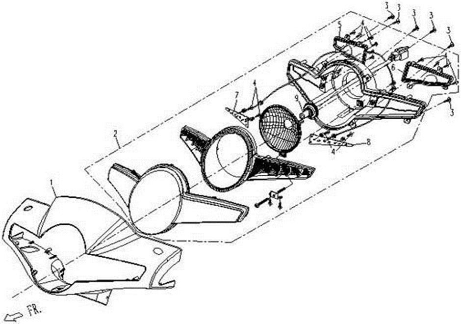 Picture of F01-3 - HEADLIGHT (3rd version)