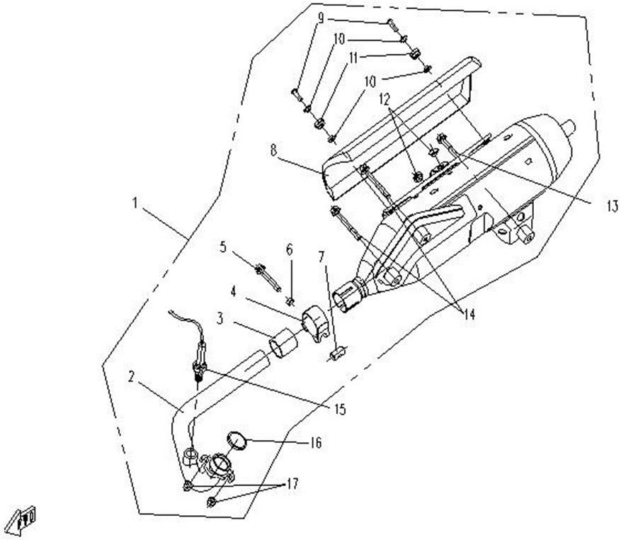 Picture of F13 - MUFFLER (EFI)