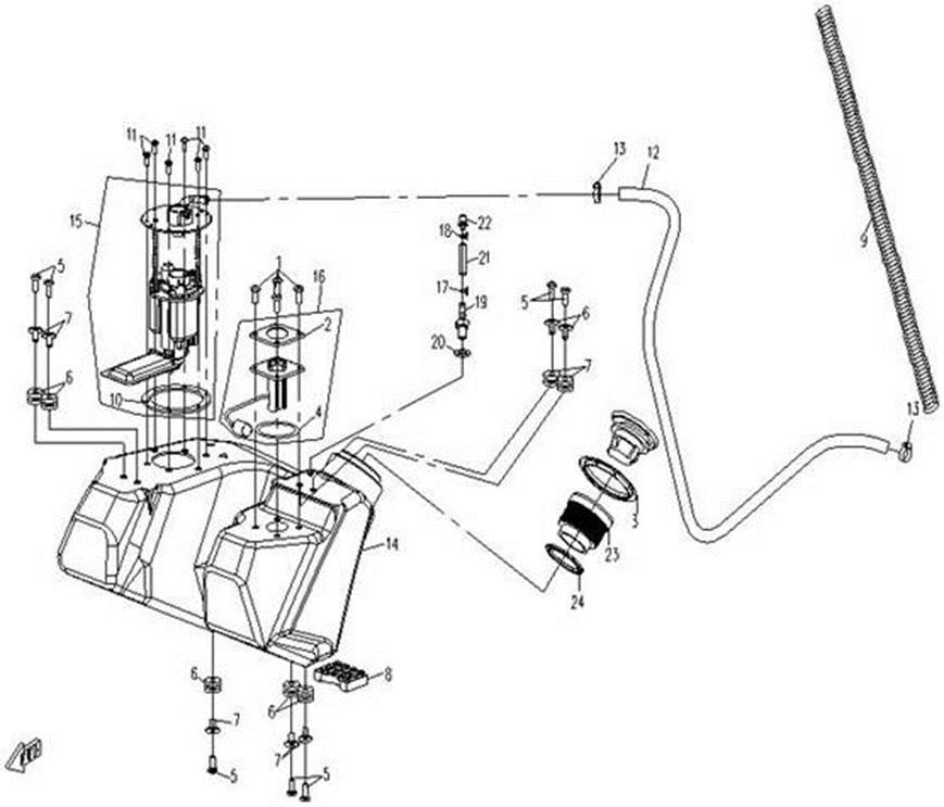 Picture of F11 - FUEL TANK ( EFI )