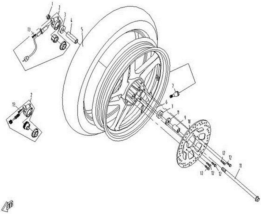 Picture of F08 - FRONT WHEEL