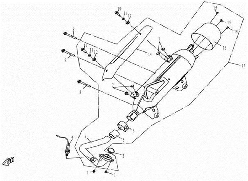 Picture of F13 - MUFFLER
