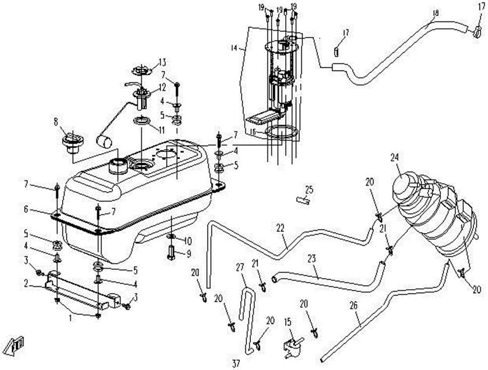 Picture of F12 - FUEL TANK