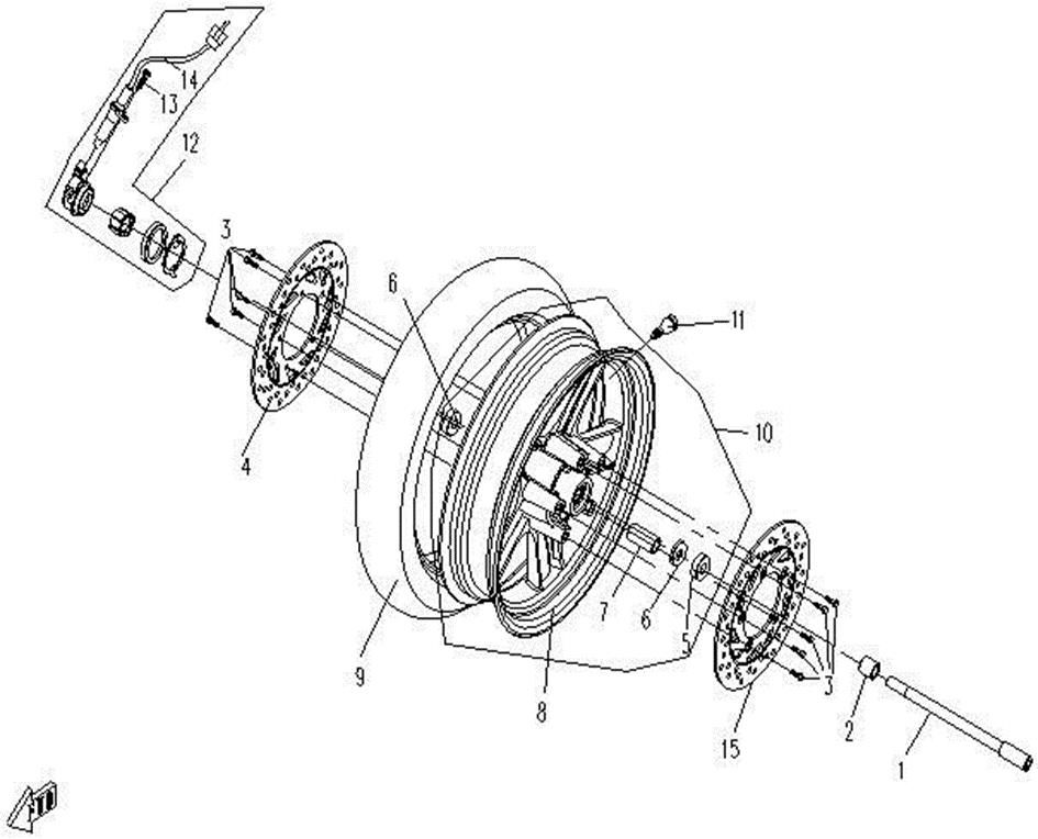 Picture of F09 - FRONT WHEEL