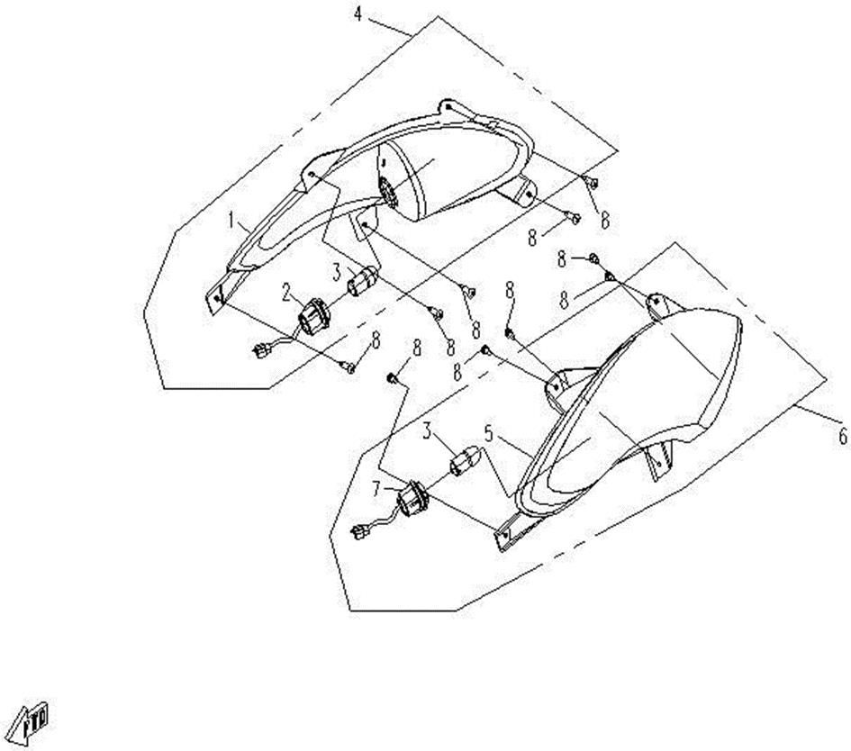 Picture of F17 - REAR TURN LIGHT