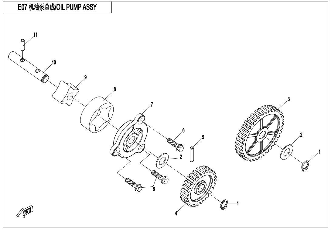 Picture of E07 - OIL PUMP ASSY.