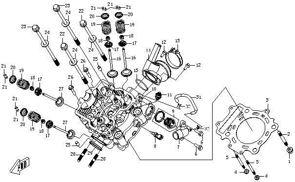 Picture of E08 - CYLINDER HEAD