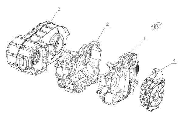 Picture of E01 - CRANKCASE ASSY