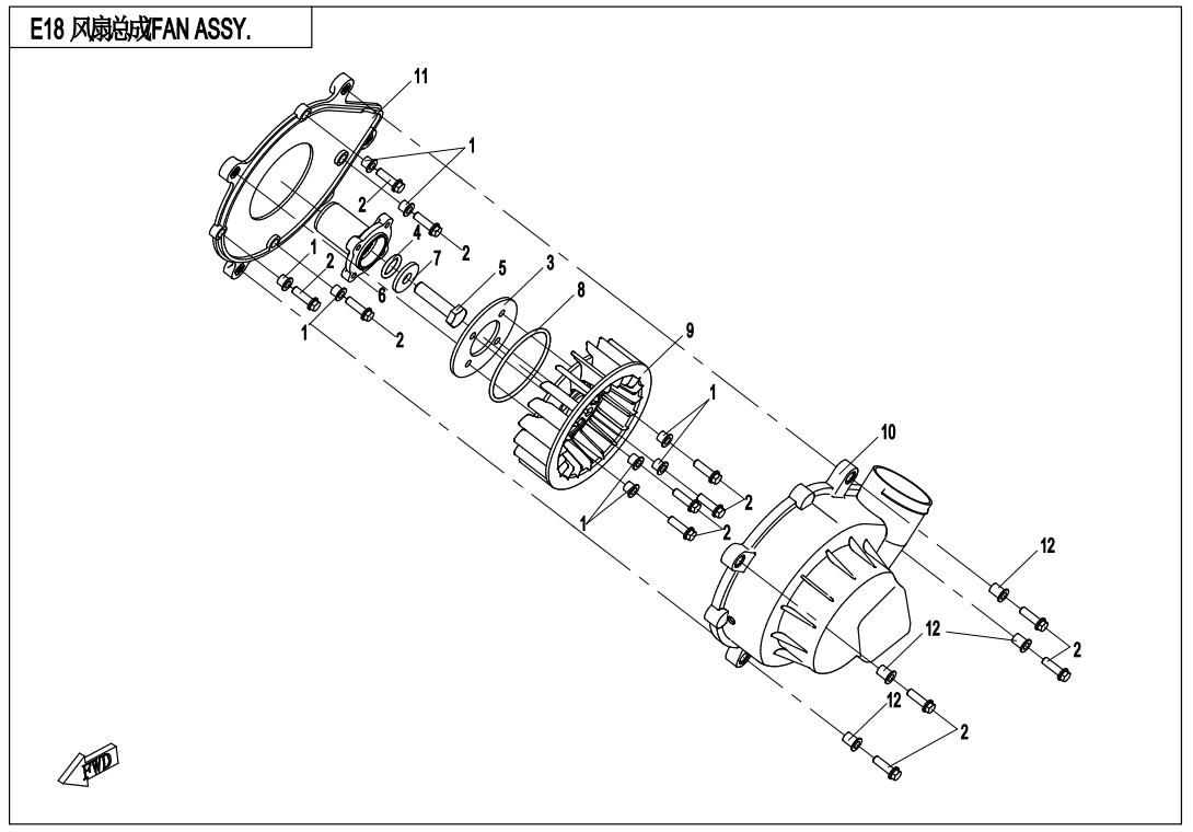 Picture of E18 - FAN ASSY