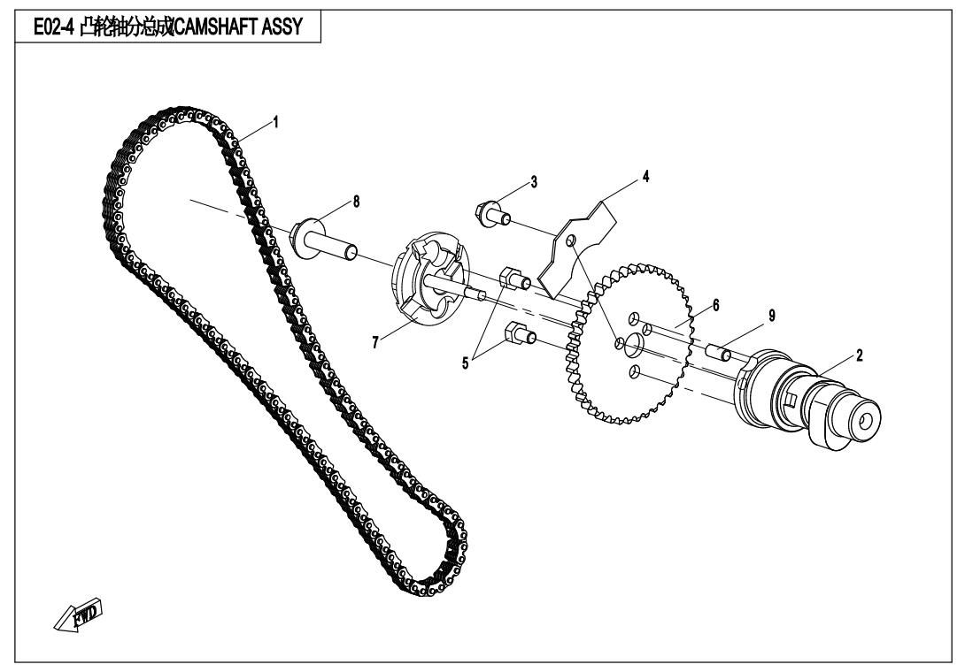 Picture of E02-4 - CAMSHAFT ASSY