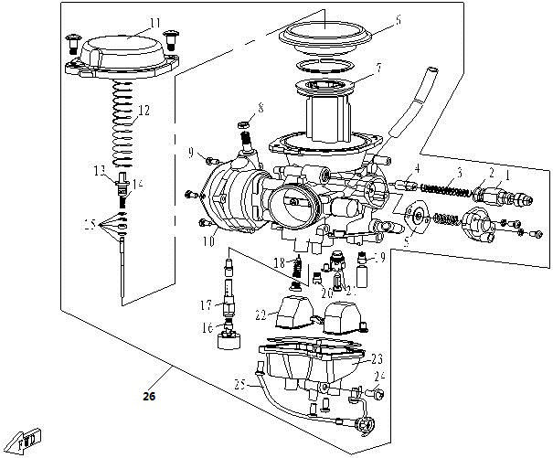 Picture of E24 - CARBURETOR
