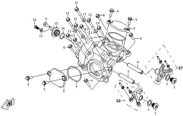Picture of E07 - CYLINDER HEAD COVER