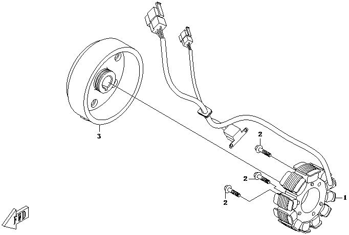 Picture of E11 - MAGNETO STATOR ASSY.