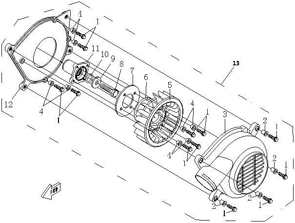 Picture of E25 - COOLING FAN ASSY.