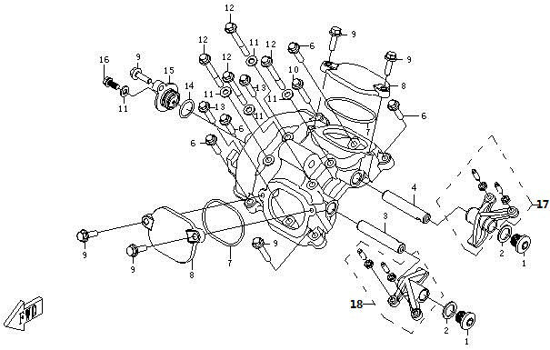 Picture of E07 - CYLINDER HEAD COVER