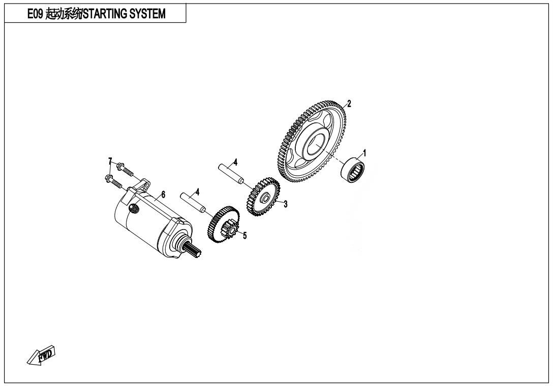 Picture of E09 - STARTING SYSTEM