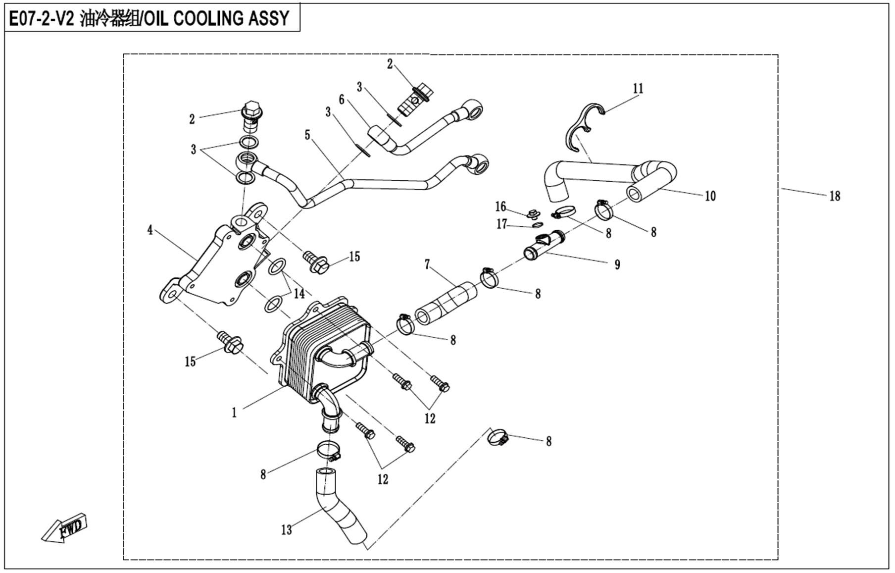 Picture of E07-2-V2 - OIL COOLING SYSTEM