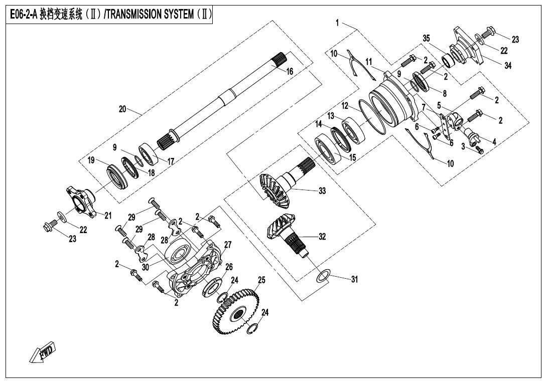 Picture of E06-2-A - TRANSMISSION SYSTEM(?)