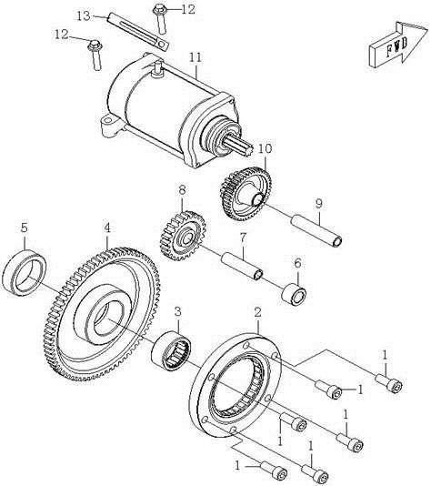 Picture of E23 - STARTING MOTOR