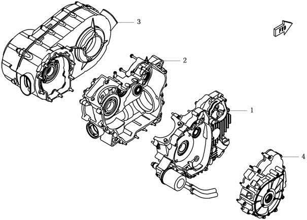 Picture of E01 - CRANKCASE ASSY