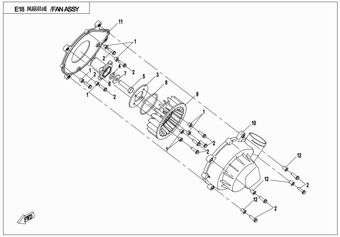 Picture of E18 - FAN ASSY