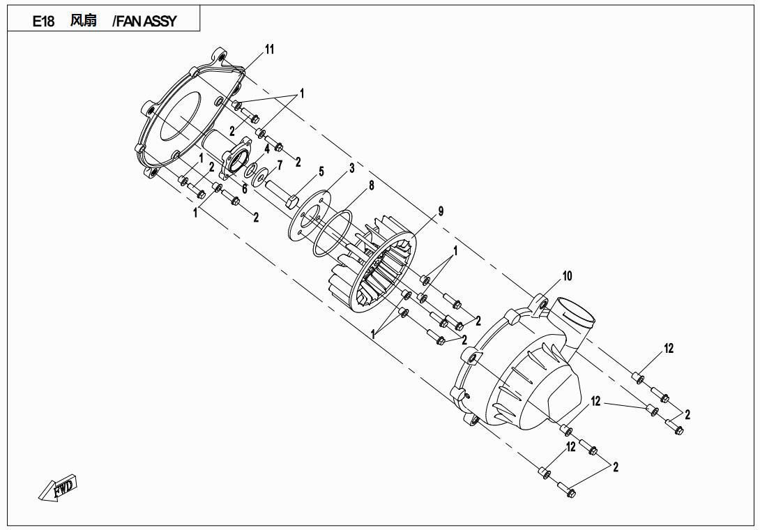 Picture of E18 - FAN ASSY