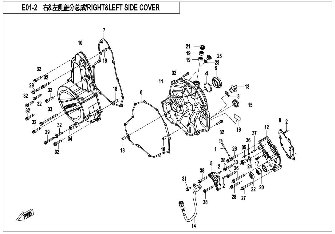 Picture of E01-2 - RIGHT&LEFT SIDE COVER