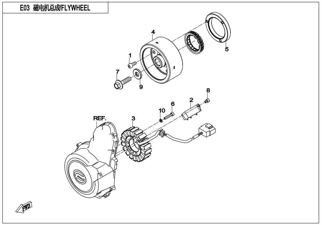 Picture of E03 - FLYWHEEL