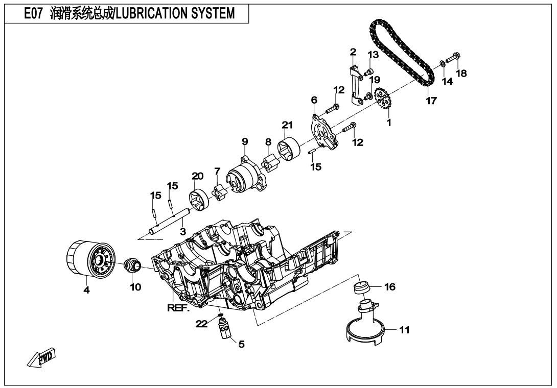 Picture of E07 - LUBRICATION SYSTEM