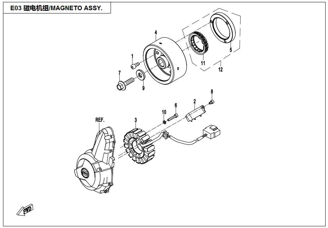 Picture of E03 - MAGNETO ASSY