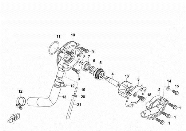 Picture of E15 - WATER PUMP