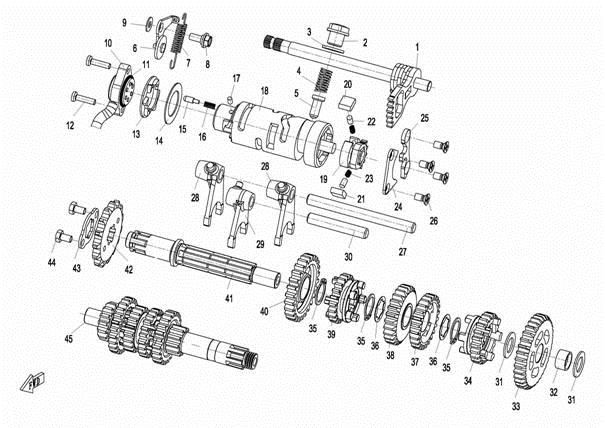 Picture of E13 - TRANSMISSION ASSY