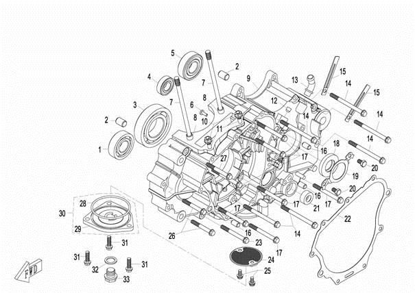 Picture of E02 - LEFT CRANKCASE