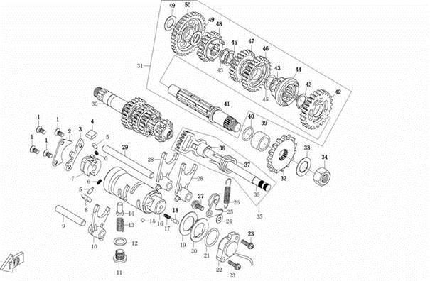 Picture of E13 - TRANSMISSION SYSTEM