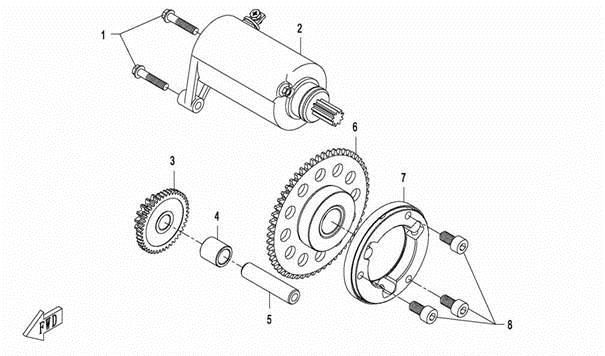 Picture of E16 - STARTING MOTOR