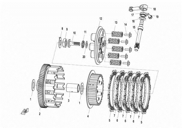 Picture of E12 - CLUTCH ASSY