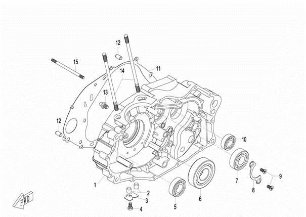 Picture of E03 - RIGHT CRANKCASE