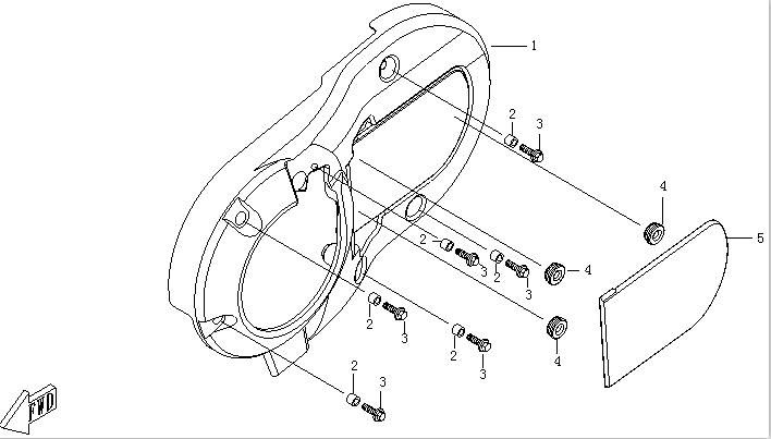 Picture of E06-1 - LEFT SIDE COVER ASSY