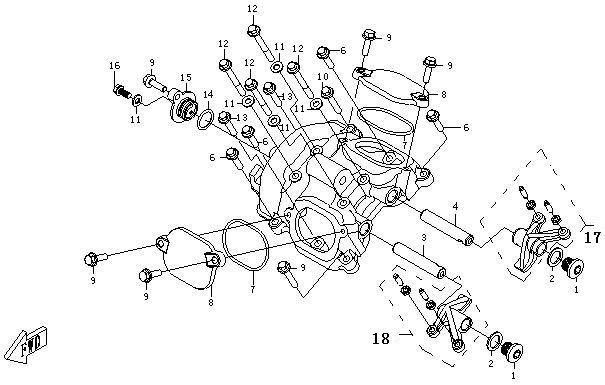 Picture of E08 - CYLINDER HEAD COVER