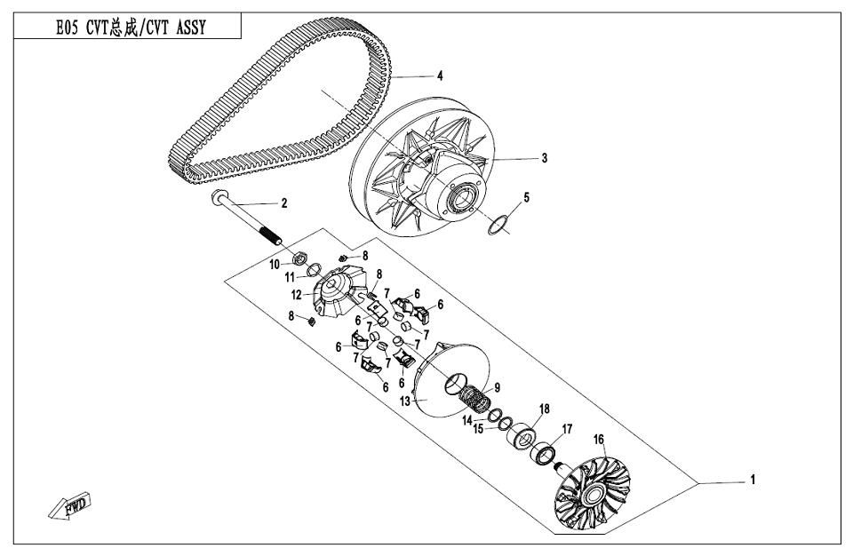 Picture of E05 - CVT ASSY