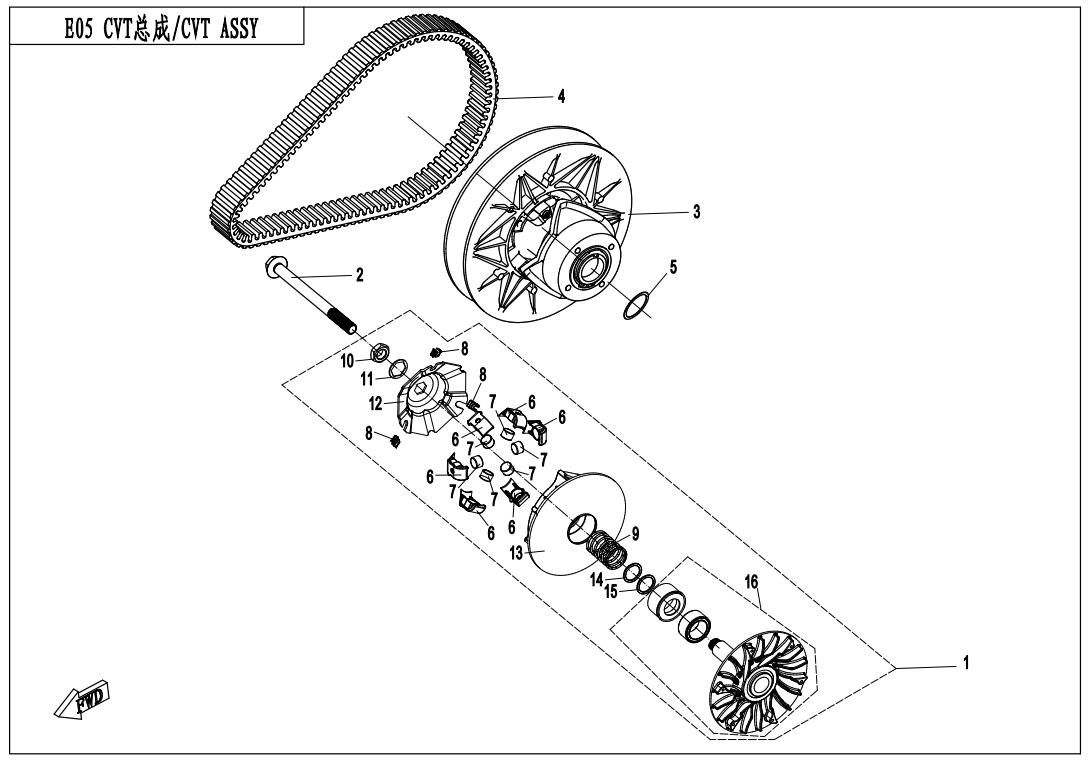 Picture of E05 - CVT ASSY