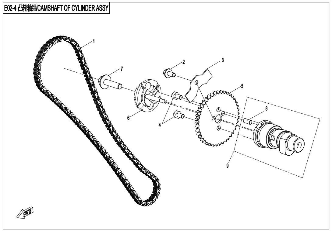 Picture of E02-4 - CAMSHAFT ASSY