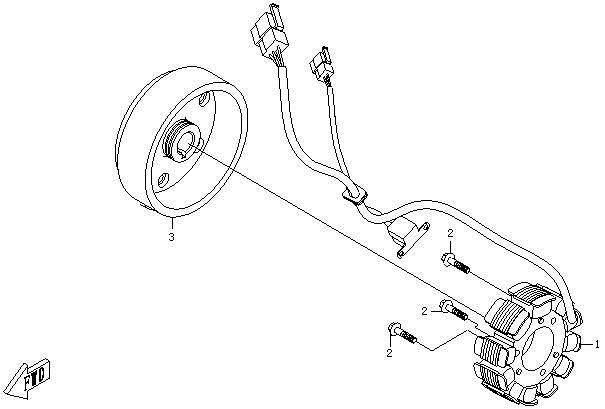 Picture of E12 - MAGNETO STATOR ASSY.