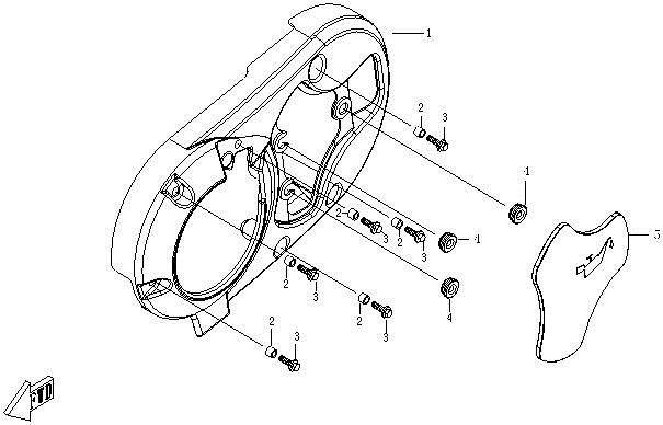Picture of E06-2 - LEFT SIDE COVER ASSY(GOES)