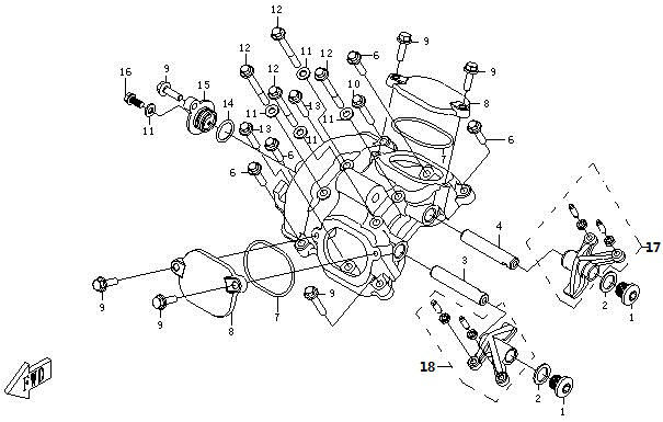 Picture of E08 - CYLINDER HEAD COVER