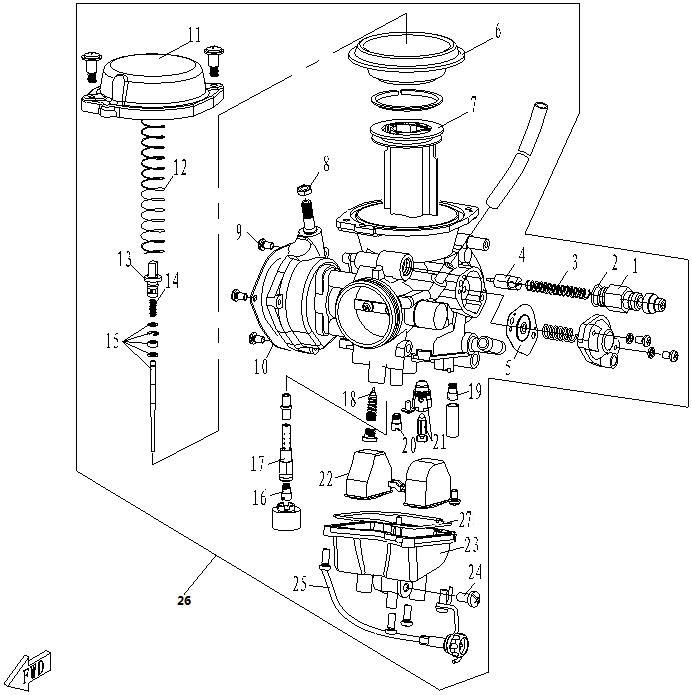 Picture of E26 - CARBURETOR