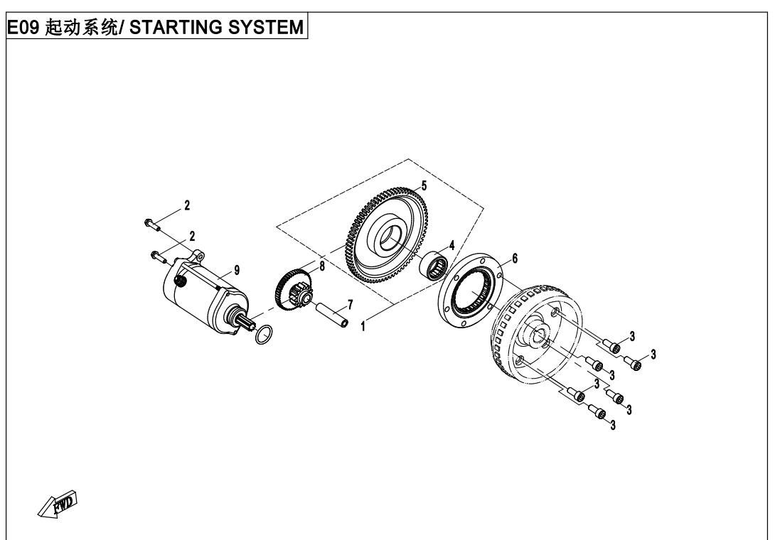 Picture of E09 - STARTING SYSTEM