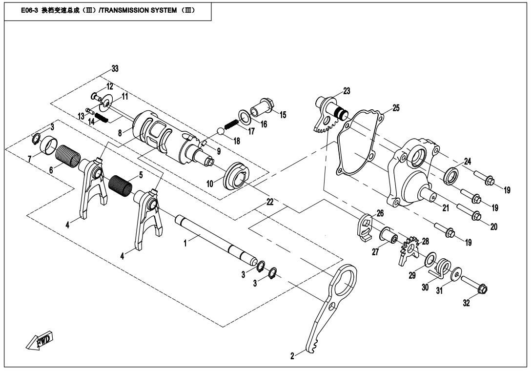 Picture of E06-3 - TRANSMISSION SYSTEM III