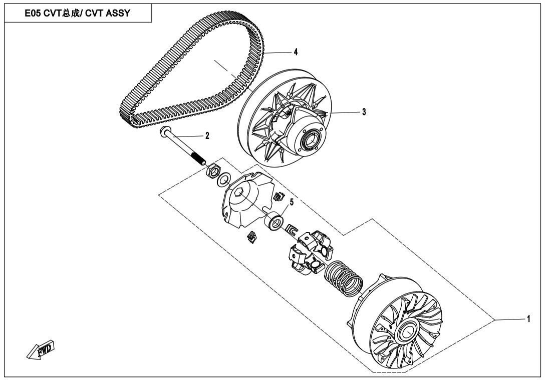 Picture of E05 - CVT ASSY